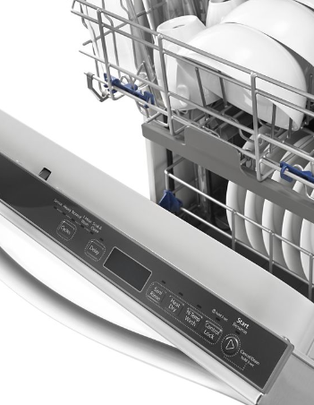 Whirlpool WDT720PADM dishwasher buttons and tray