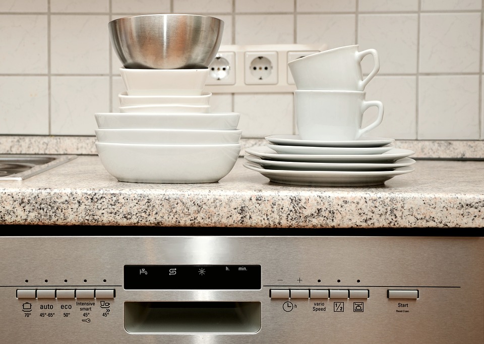 tableware dishwasher kitchen