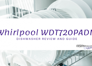 clean plates washed from Whirlpool WDT720PADM dishwasher